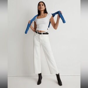 NWT Madewell White Jeans